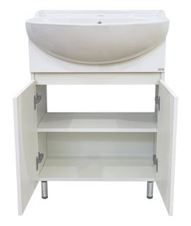 Напольная тумба под раковину Misty Амур 60см белый